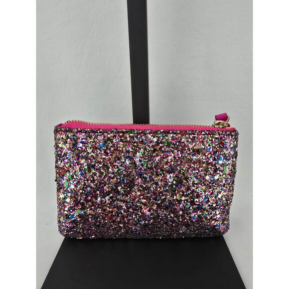Kate Spade New York Pink Glitterball Sparkle Coin Purse - Picture 3 of 12